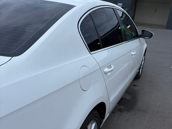 2013 Volkswagen Passat B7, белый - вид 7