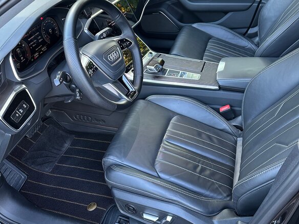 2023 Audi A6 45 TFSI Long V (C8) Рестайлинг, чёрный, 5950000 рублей - вид 6