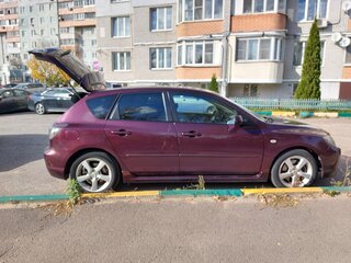 2007 Mazda 3 I (BK) Рестайлинг, пурпурный, 580000 рублей, вид 4