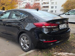 2017 Hyundai Elantra VI (AD), чёрный, 1485000 рублей, вид 4