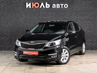 2016 Kia Rio III Рестайлинг, чёрный, 1130000 рублей, вид 1