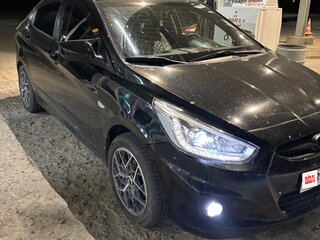 2012 Hyundai Solaris I, чёрный, 980000 рублей, вид 2