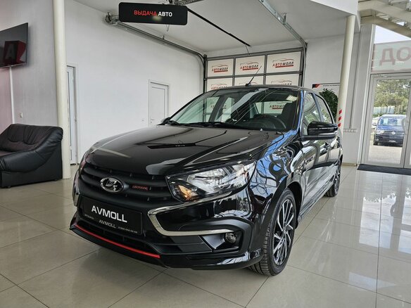 2025 Lada (ВАЗ) Granta Sport I Рестайлинг, чёрный, 1629000 рублей - вид 1