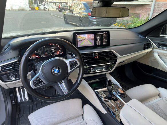 2021 BMW 5 серии 540i xDrive VII (G30/G31/G38) Рестайлинг, серый - вид 8
