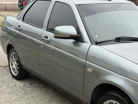 2012 Lada (ВАЗ) Priora I, серый, 450000 рублей - вид 9