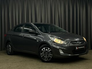 2011 Hyundai Solaris I, серый, 549900 рублей, вид 3
