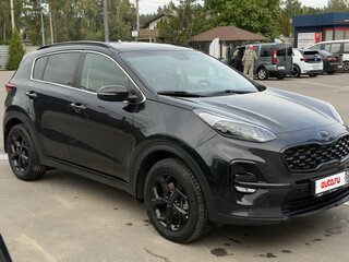 2022 Kia Sportage IV Рестайлинг, чёрный, 2500000 рублей, вид 2