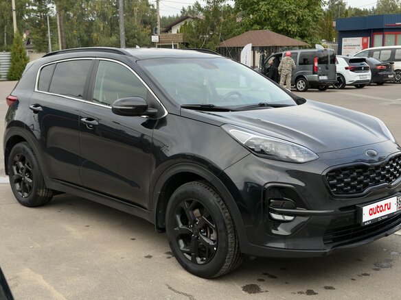 2022 Kia Sportage IV Рестайлинг, чёрный - вид 1