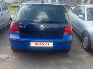 1998 Volkswagen Golf IV, синий, 295000 рублей, вид 4