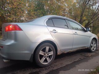 2008 Mitsubishi Lancer X, серебристый, 420000 рублей, вид 4