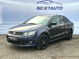 2014 Volkswagen Polo V, синий, 876400 рублей, вид 1