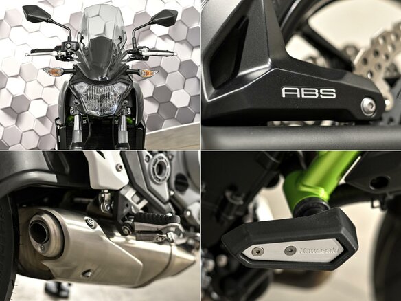 2017 Kawasaki Z 650, чёрный, 727000 рублей - вид 9
