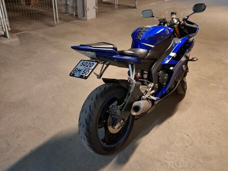2007 Yamaha YZF-R6, синий, 630000 рублей, вид 4