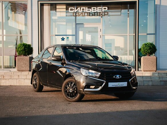 2016 Lada (ВАЗ) Vesta I, чёрный, 680000 рублей - вид 4