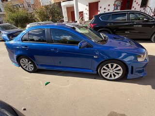 2010 Mitsubishi Lancer X, синий, 600000 рублей, вид 4