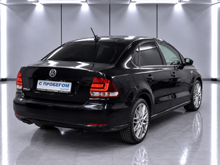2019 Volkswagen Polo V Рестайлинг, чёрный, 1400000 рублей, вид 4