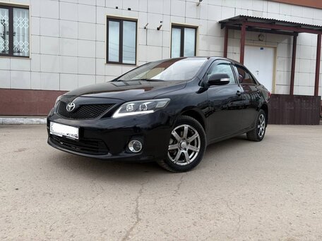 2012 Toyota Corolla X (E140, E150) Рестайлинг, чёрный, 840000 рублей, вид 1