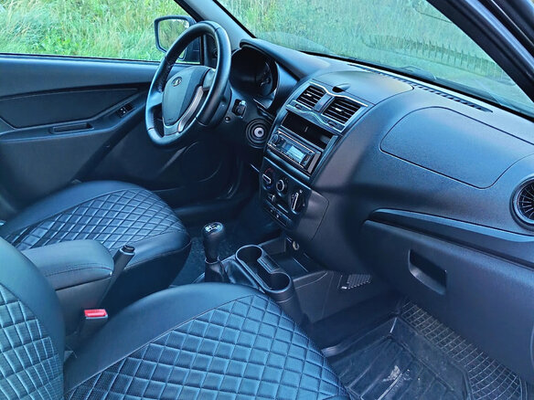 2020 Lada (ВАЗ) Granta I Рестайлинг, чёрный, 580000 рублей - вид 7