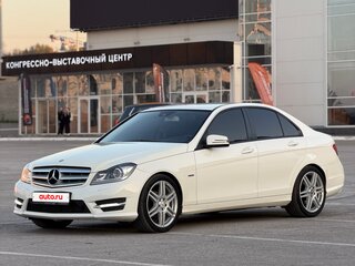 2011 Mercedes-Benz C-Класс 180 BlueEFFICIENCY III (W204) Рестайлинг, белый, 1335000 рублей, вид 2