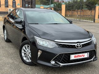 2016 Toyota Camry VII (XV50) Рестайлинг, чёрный, 1290000 рублей, вид 3