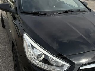 2013 Hyundai Solaris I, чёрный, 865000 рублей, вид 3