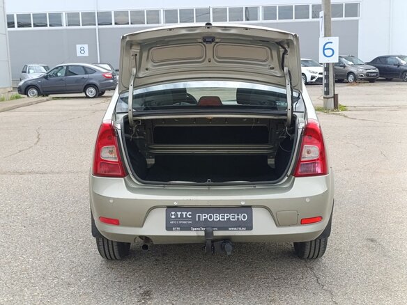 2011 Renault Logan I Рестайлинг, бежевый, 370000 рублей - вид 9