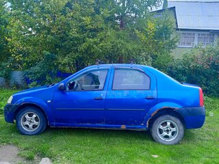 2007 Renault Logan I, синий, 159000 рублей, вид 3