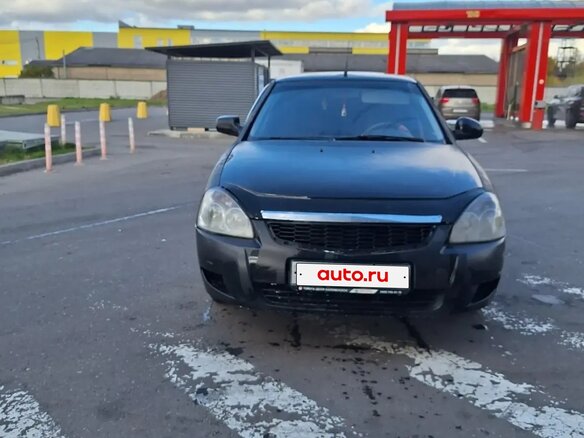 2008 Lada (ВАЗ) Priora I, чёрный - вид 7