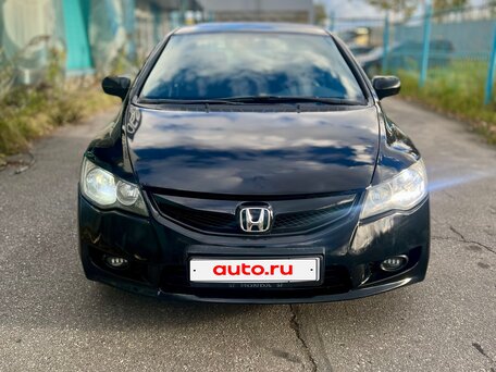 2009 Honda Civic VIII Рестайлинг, чёрный, 425000 рублей, вид 2