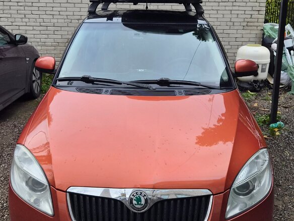 2008 Skoda Fabia II, оранжевый, 540000 рублей - вид 1