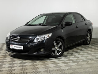 2008 Toyota Corolla X (E140, E150), чёрный, 559585 рублей, вид 1