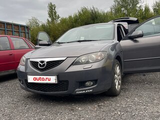 2007 Mazda 3 I (BK) Рестайлинг, серый, 310000 рублей, вид 4