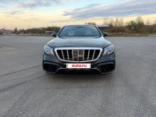 2013 Mercedes-Benz S-Класс 500 Long VI (W222, C217), чёрный, 4990000 рублей, вид 2