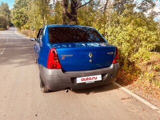 2007 Renault Logan I, синий, 350000 рублей, вид 5