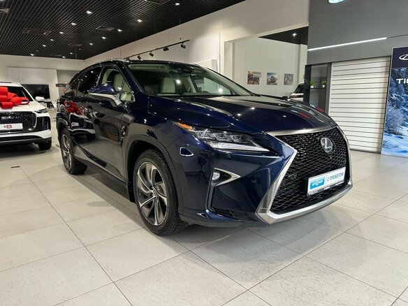 2017 Lexus RX 350L IV, синий, 3950000 рублей - вид 2