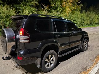 2004 Toyota Land Cruiser Prado 5-speed 120 Series, чёрный, 1495000 рублей, вид 5