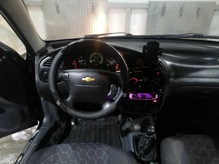 2006 Chevrolet Lanos I, чёрный, 137888 рублей, вид 4