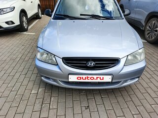 2008 Hyundai Accent ТагАЗ II, серебристый, 385000 рублей, вид 1