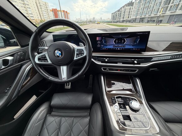 2023 BMW X6 40i III (G06) Рестайлинг, чёрный, 6400000 рублей - вид 24