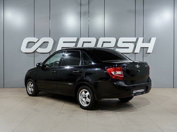 2014 Lada (ВАЗ) Granta I, чёрный, 469000 рублей - вид 1