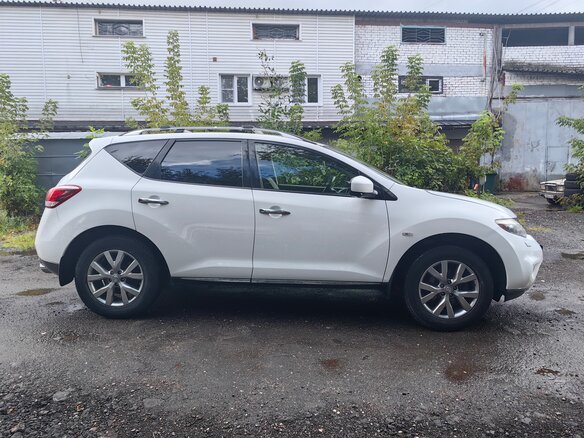 2013 Nissan Murano II (Z51) Рестайлинг 2, белый - вид 6