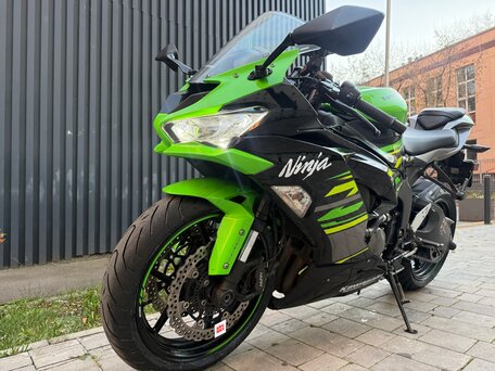 2019 Kawasaki ZX-6R Ninja, зелёный, 929000 рублей, вид 3