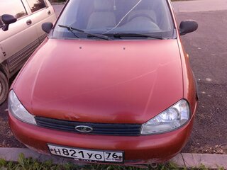 2007 Lada (ВАЗ) Kalina I, красный, 220000 рублей, вид 1