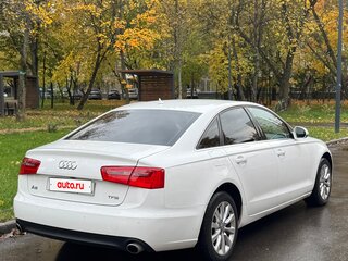 2013 Audi A6 IV (C7), белый, 1475000 рублей, вид 4