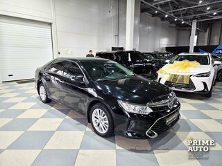 2014 Toyota Camry VII (XV50) Рестайлинг, чёрный, 1599000 рублей, вид 3