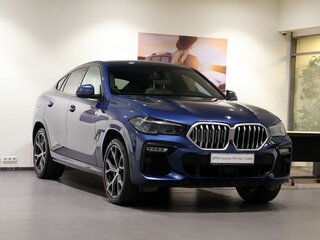 2021 BMW X6 40d III (G06), синий, 7790000 рублей, вид 3