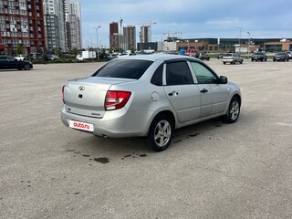 2013 Lada (ВАЗ) Granta I, серебристый, 420000 рублей, вид 5