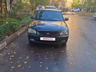 2008 Hyundai Accent ТагАЗ II, чёрный, 350000 рублей, вид 1