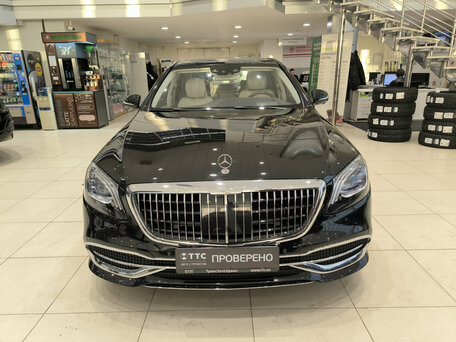 2016 Mercedes-Benz S-Класс 350 CDI BlueTEC Long 9G-TRONIC VI (W222, C217), чёрный, 4200000 рублей, вид 2
