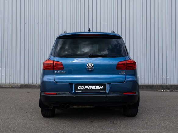 2012 Volkswagen Tiguan I Рестайлинг, синий - вид 3